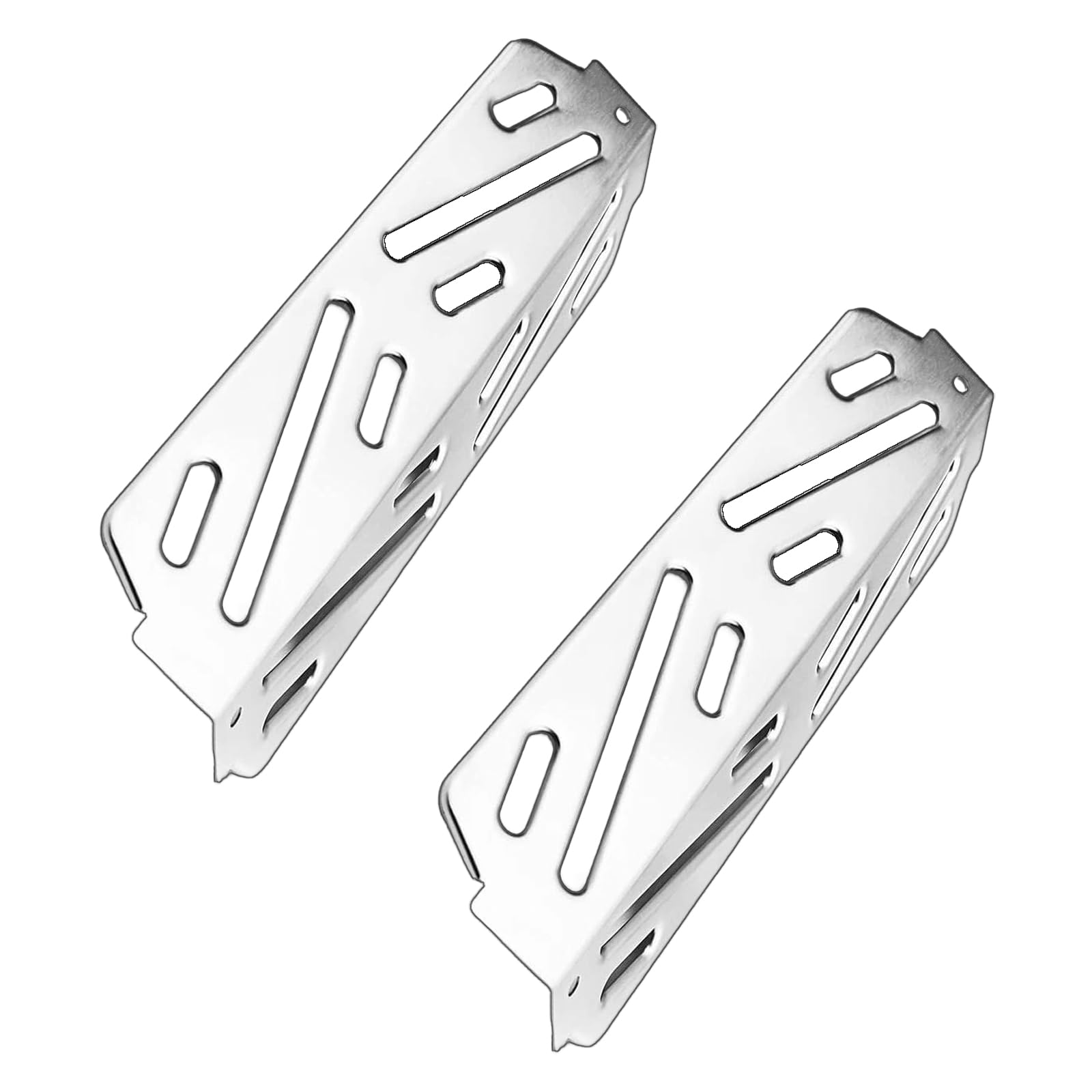 Piceioep 2Pcs Professional Grades Grills Heat Plate Stainless Steel Barbecue Heat Deflectors Replacement Parts Knitter Barbecue Replacement Parts