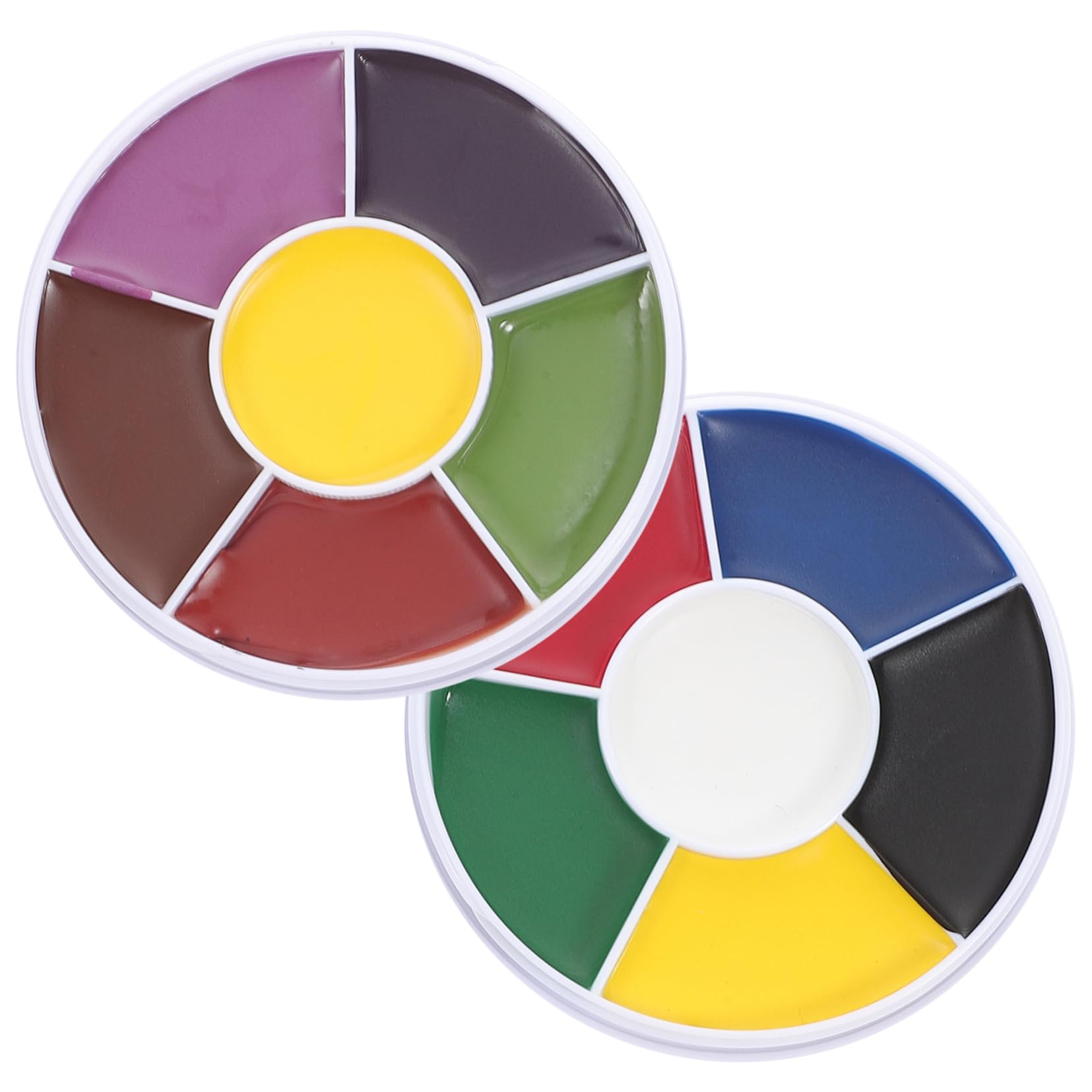 FOYTOKI 2Pcs Body Paint Oil Water Based Pigments for Halloween Makeup Masquerade Props and Creative Art to Use for Parties and Special Effects