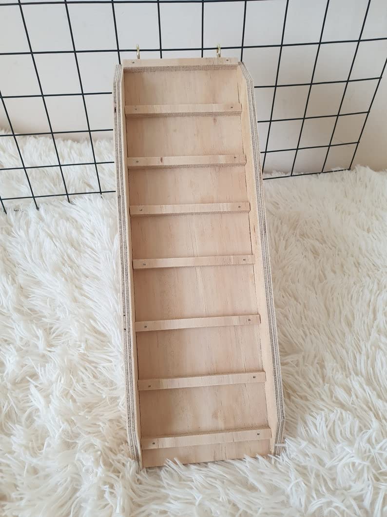 Generiq Shelf ramp ladder + sides for rat, hamster, guinea pig, rabbit cage accessories different sizes (10 cm, 20cm)