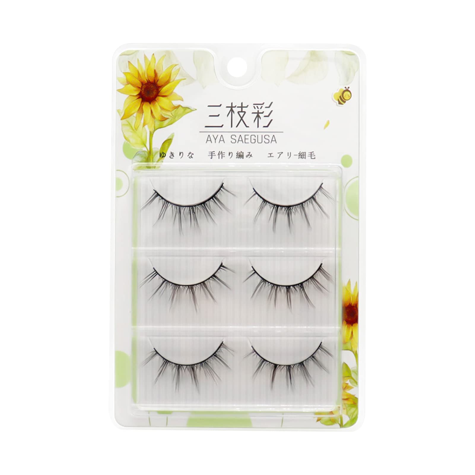 3 Pairs DIY False Eyelashes Eyelash Extensions False Eyelashes Easy to Use Clustered Fiber Cross Makeup Extensions Eye