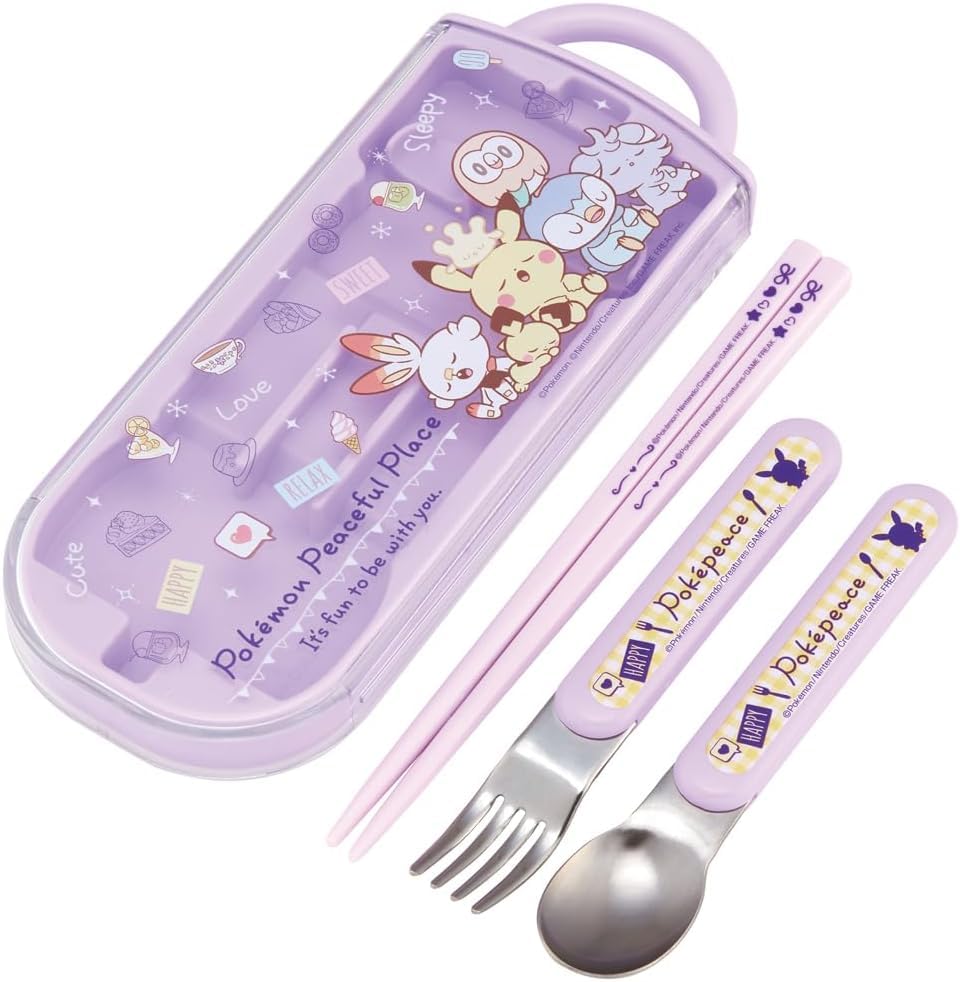 新品 未使用品 ポケモン スライド式トリオセットとピックス12本セット Amazon｜ポケモン トリオセット 箸 16.5cm スプーン 13cm