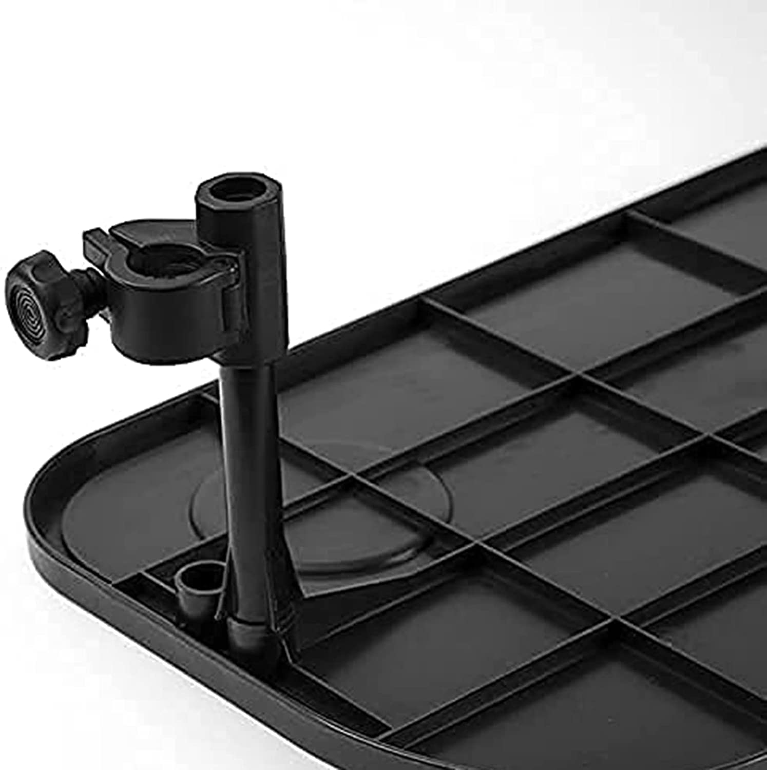 TrUkd Bandeja portátil para Silla de Ruedas, Bandeja para Silla de Ruedas, Accesorio de Movilidad extraíble para Adultos, se Adapta a Anchos de Asiento de Silla de Ruedas de 42 a 52 cm
