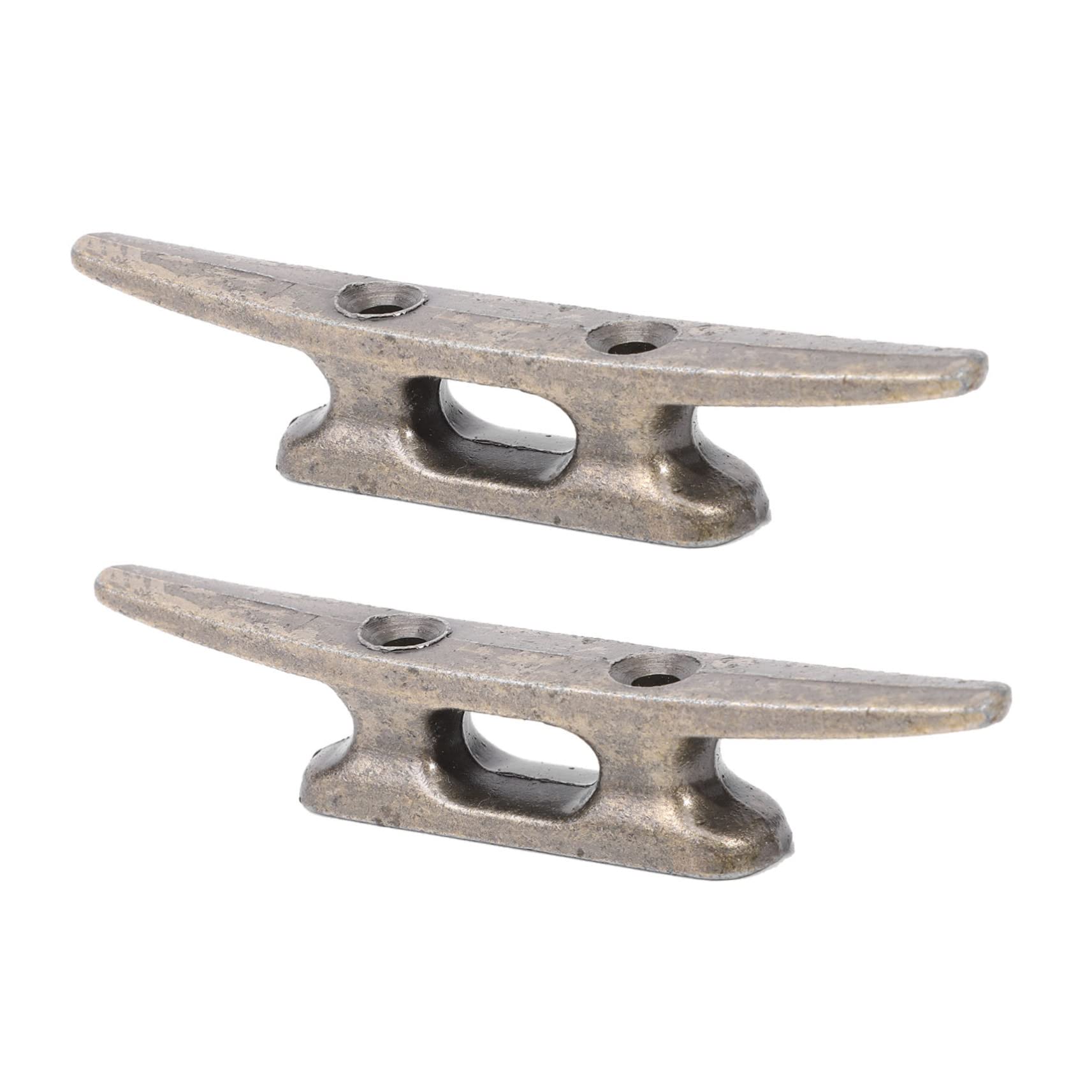 SOLUSTRE 2Pcs Open Base Dock Cleats for Boat Mooring Weatherproof Cleats for Docking Fishing DIY Projects Accessories for Secure Boat Anchoring