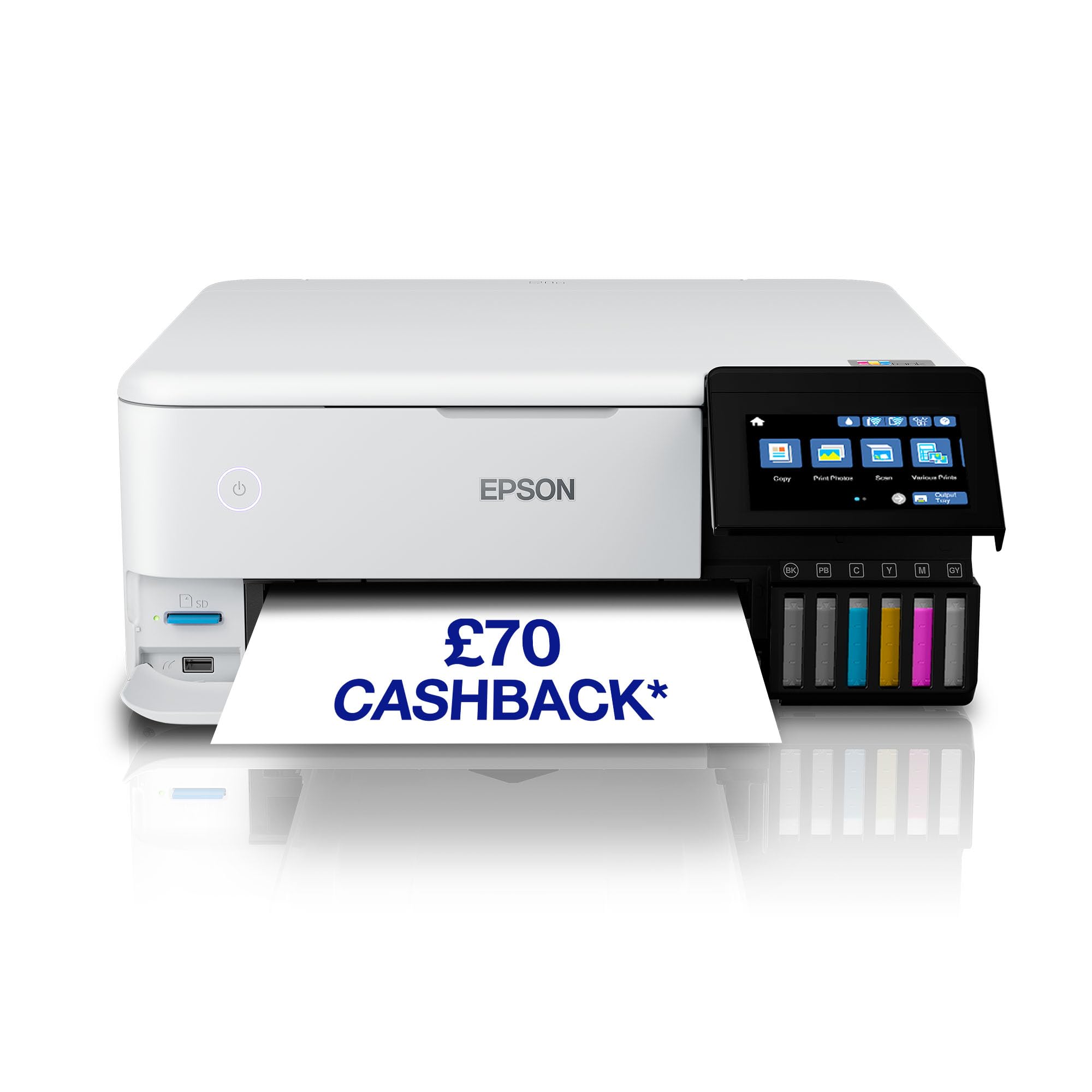 Epson Black/White/Grey Ecotank Et-8500