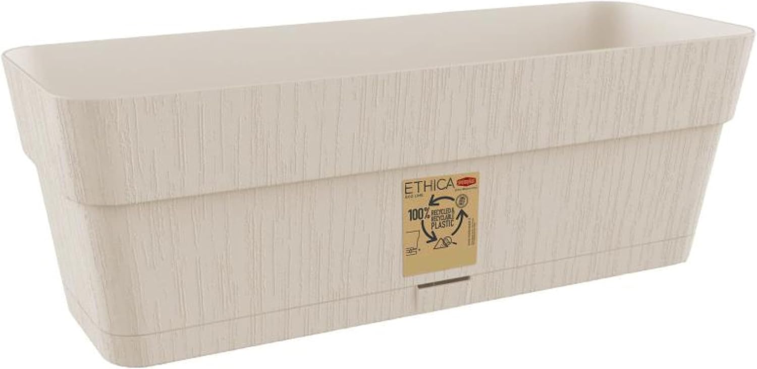 Stefanplast ETHICA Flower Pot 30 cm Plaster C/RIS Water, Shown