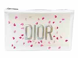 Dior ホワイトラウンドケース クリスチャンディオール ミラー