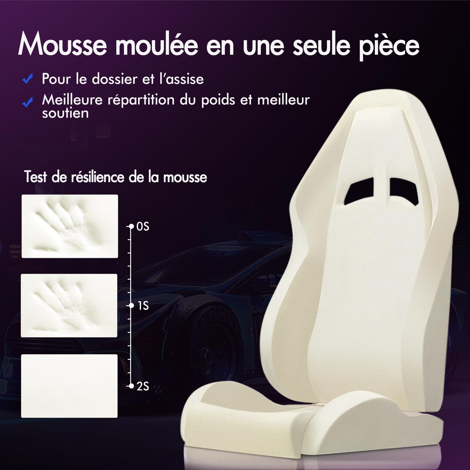 ALFORDSON Ergonomique Chaise Gaming Fauteuil Gamer Siège Bureau avec Massage et Repose-Pieds Rétractable, Inclinable 150°, Hauteur Réglable, 180 kg, pour Le Bureau à Domicile, Cuir PU,Blanc