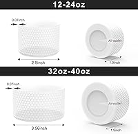 Vista 4 de Water Bottle Boot, Hexagon Texture Silicone Boot Protector Compatible with 12oz-24oz Hydro Sport Flask and More Water Bottles Anti-Slip Flex Boot