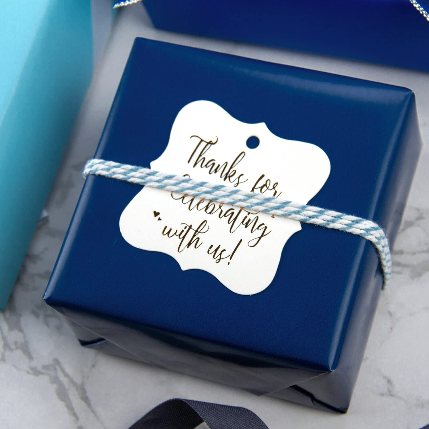 RUSPEPA Carta Da Regalo Blu Scuro Tinta Unita Per Matrimoni, Compleanni, Docce, Complimenti E Festività - 76 cm X 10 m