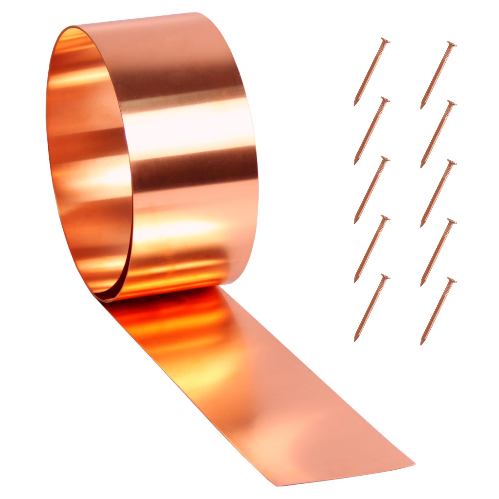 Pure Copper Roofing Nails - 110pcs -11
