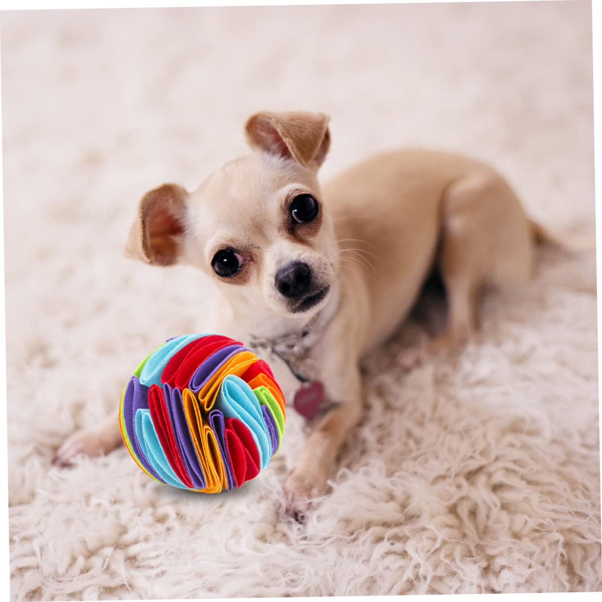ORFOFE 3 Juguetes para Perros Juguetes Molares para Mascotas Juguete Creativo para Masticar.