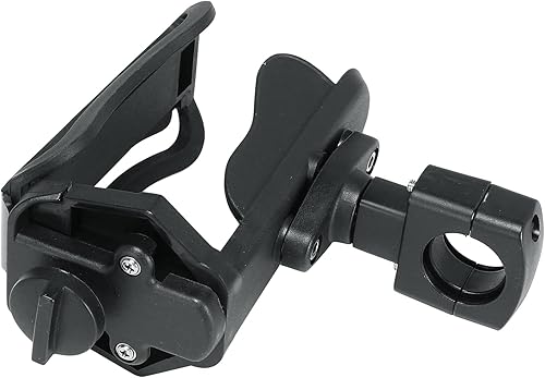 Miniatura 8 de Portavasos para motocicleta, botella de agua ajustable para ATV, UTV, bicicleta, motocicleta, 22251.102 in, soporte para manillar, titanio