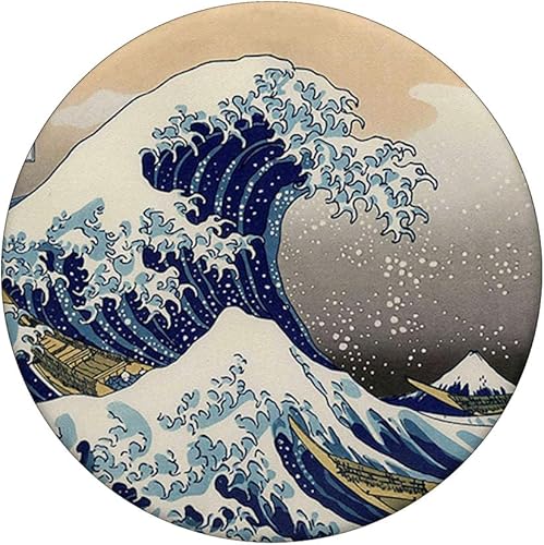 Miniatura 3 de Japanese Culture Japan The Great Wave Off Kanagawa PopSockets - Soporte para teléfonos y tabletas, Negro