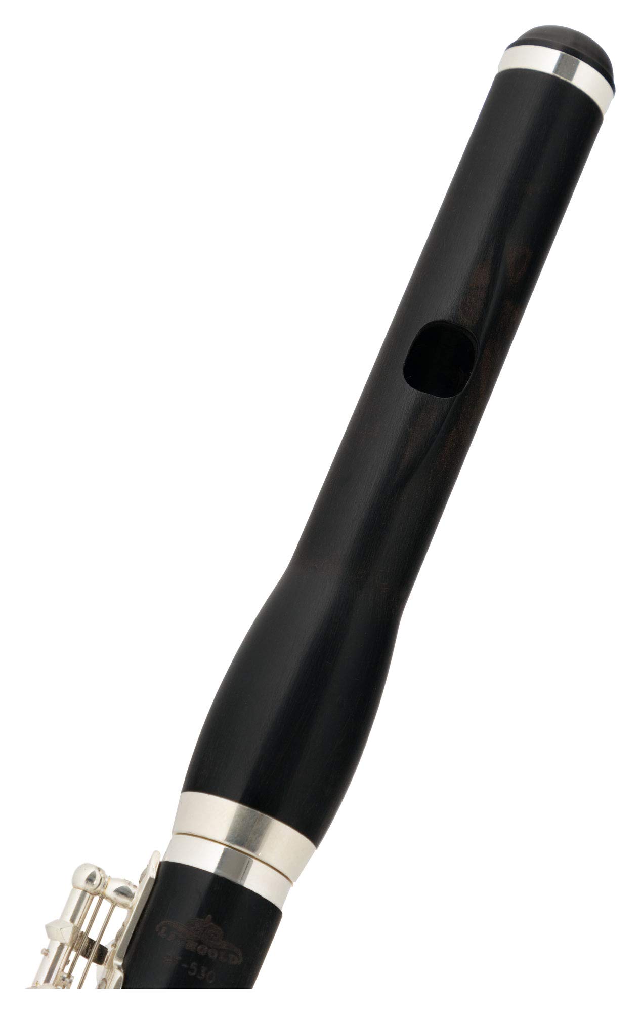 PF-19/2H Piccoloflöte - Aus karbonfaserverstärktem Kompositmaterial - Vorgezogener G-Drücker - Inklusive Etui, Tragetasche und Wischerstab
