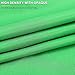Aimosen 10 X 7 FT Green Screen Backdrop for Photography, Chromakey Virtual GreenScreen Background Sheet for Zoom Meeting, Cloth Fabric Curtain for Party Decor Video Studio Calls Streaming Gaming Photo