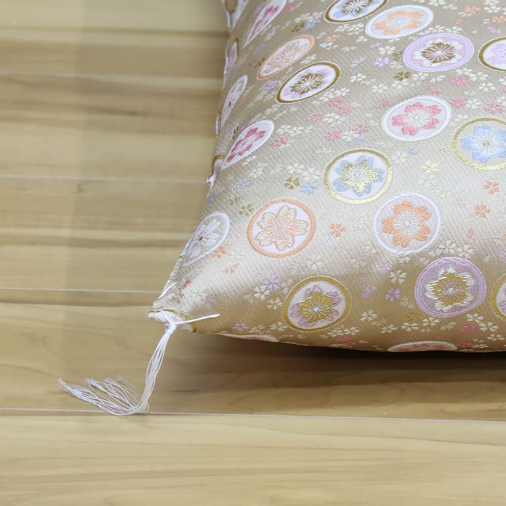 Amazon｜仏壇 座布団 御前座布団 「桜円」 No.69｜仏前座布団・御前