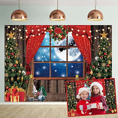 Toile de fond Noël pour shooting photo de famille et décor de fête enfants