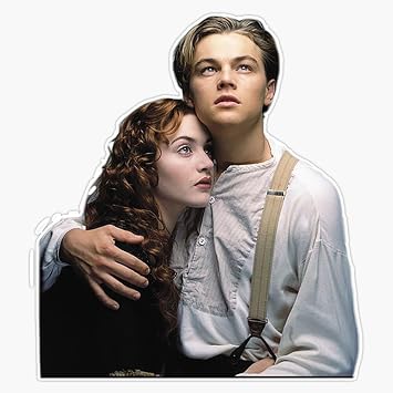 Jack and Rose Titanic Bumper Sticker Vinyl Decal 5"