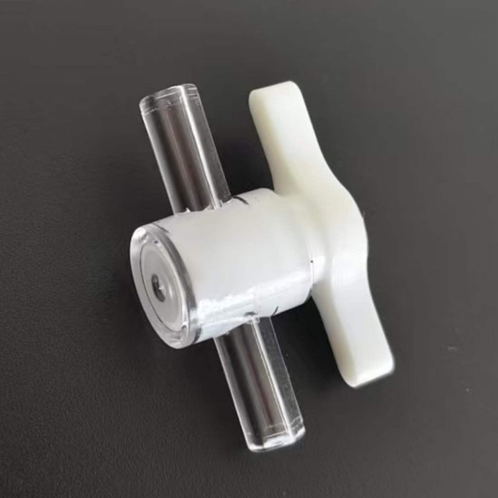 Válvula de plástico Luer Slip macho hembra de llave de paso de 2 vías for instrumentos analíticos de laboratorio 100 piezas