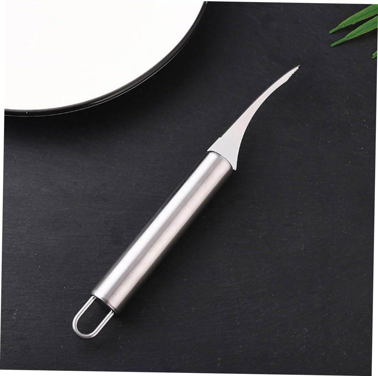 Cabilock Stainless Steel Shrimp Deveiner Tool Efficient Peeling Cleaning Device for Quick Shrimp Preparation Compact Easy to Use Kitchen Gadget for image 3