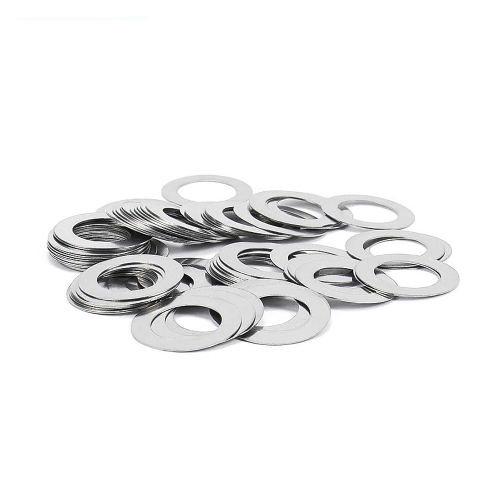Arandelas planas de acero inoxidable, paquete de 20 Arandelas planas de acero inoxidable 304 M3 M4 M5 M6 M8 M10 M12 M14 0,1 mm 0,2 mm 0,3 mm(Thickness0.2,M8x13)