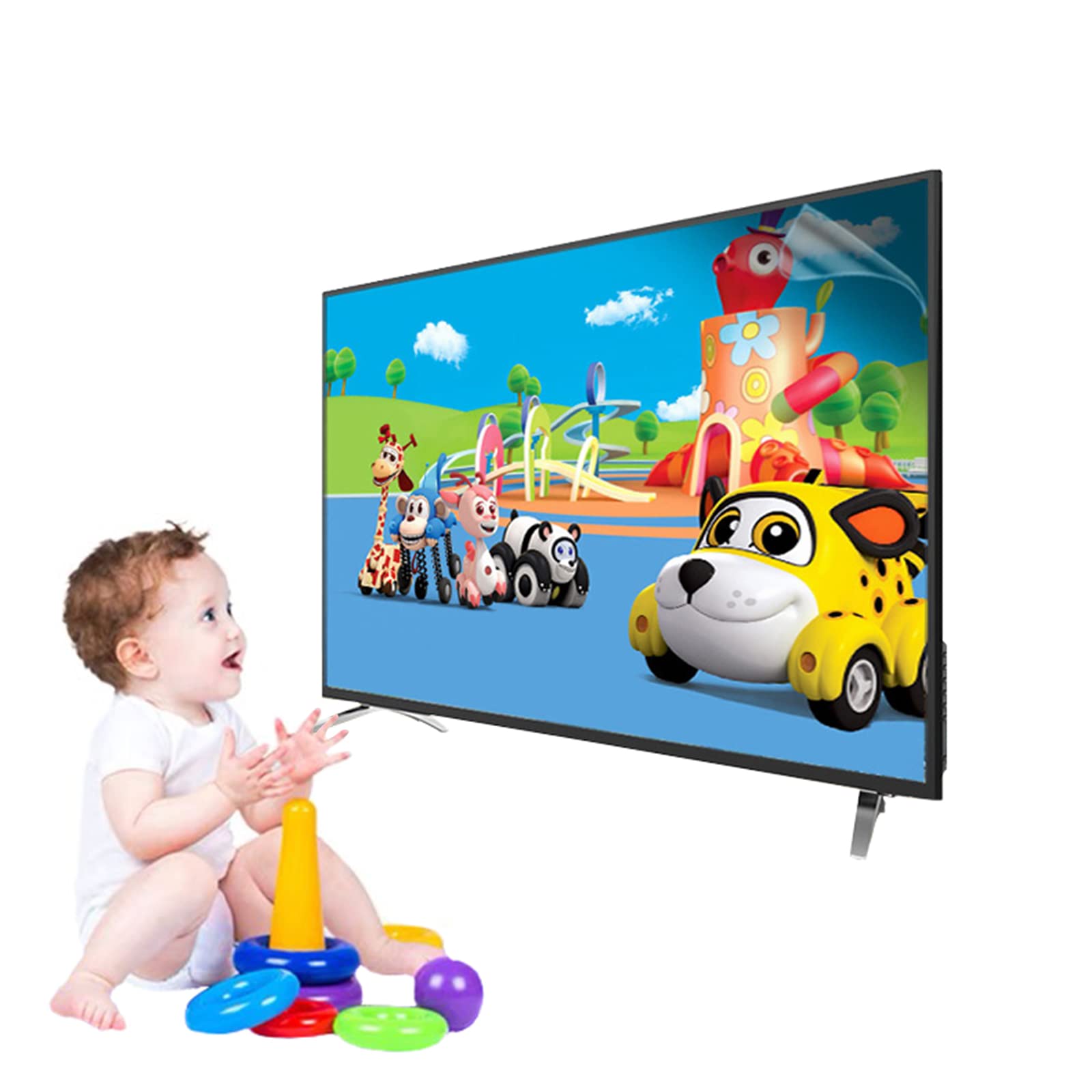Filtre anti-rayures TV 46 pouces pour protéger l'écran des enfants