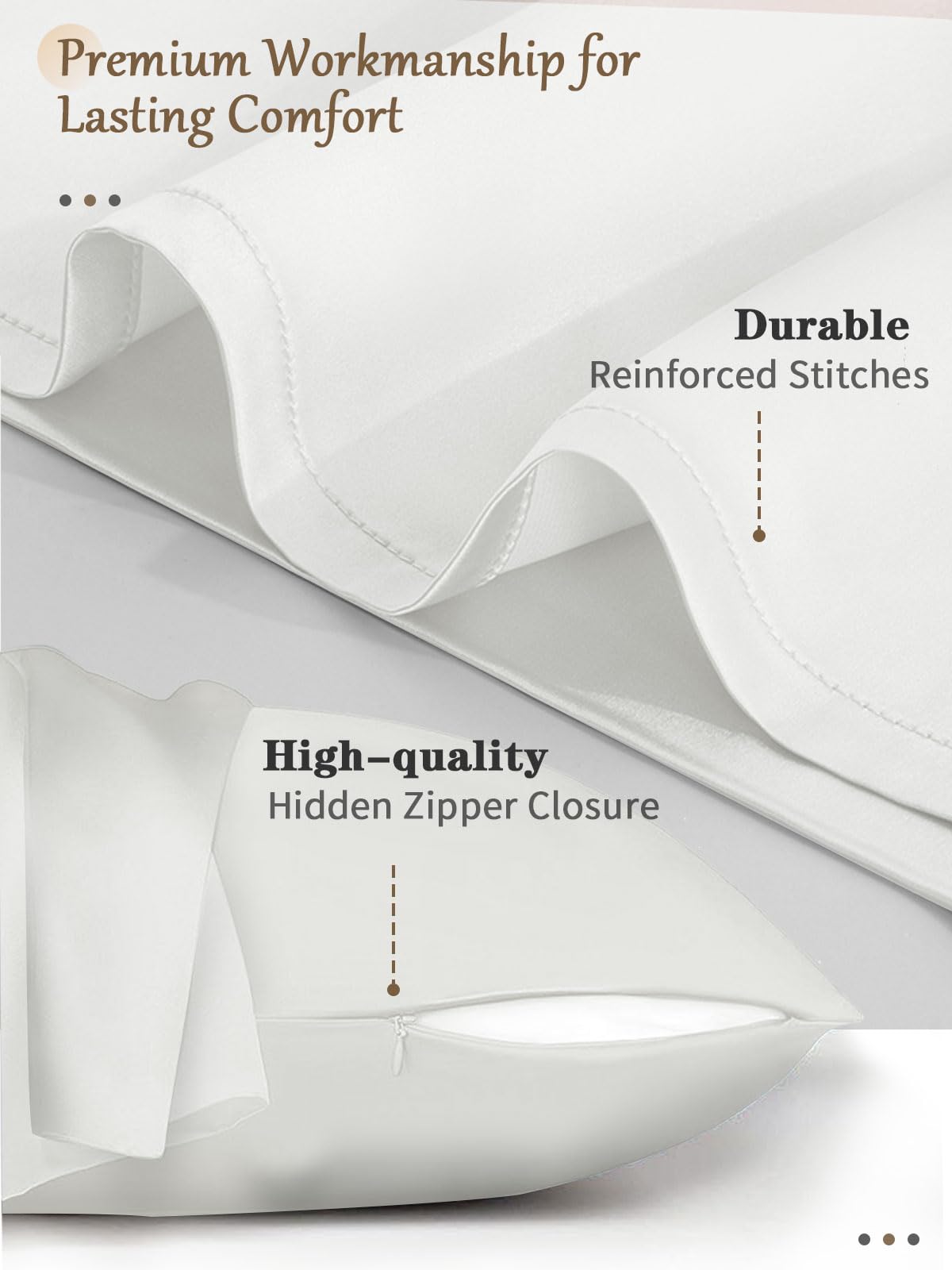 Texbee Silk Pillow cases 2 Pcak - Image 4