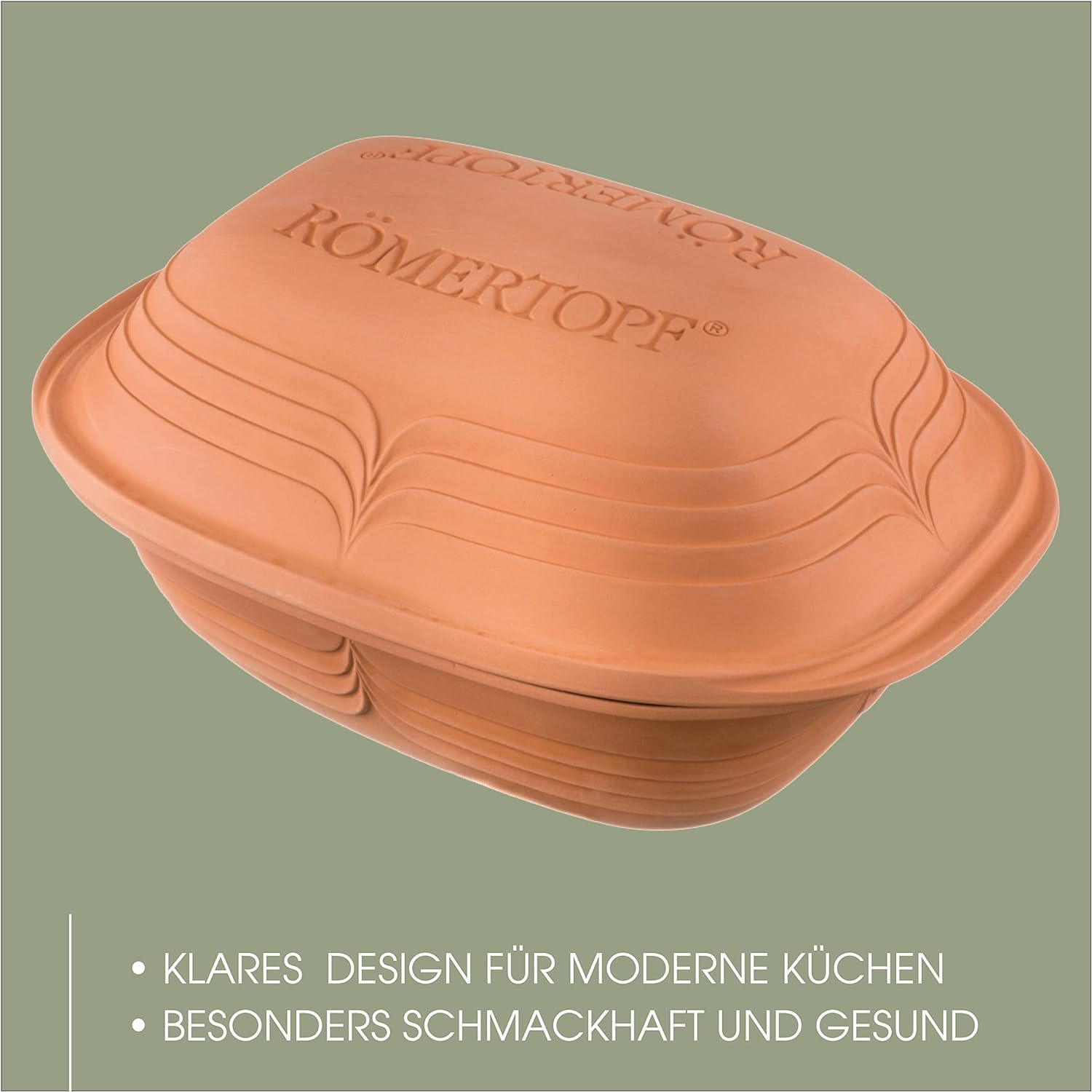 Römertopf 120 05 Modern Look - Teglia in Terracotta Universale, 4 Litri