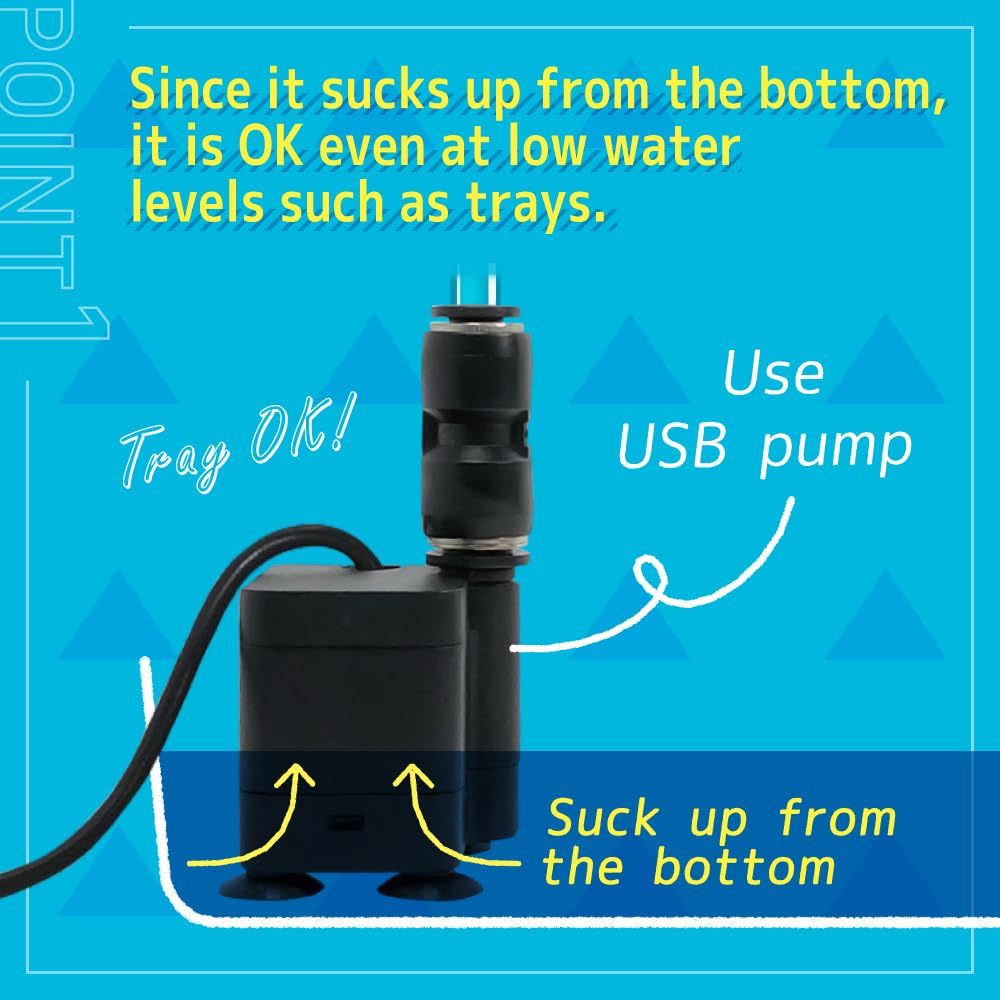 Easy Anywhere Mini dispenser d'acqua per doccia, semplice da pulire, parrocchetto, bagno, per uccelli, gatti, piccoli animali, design libero importazione Giappone