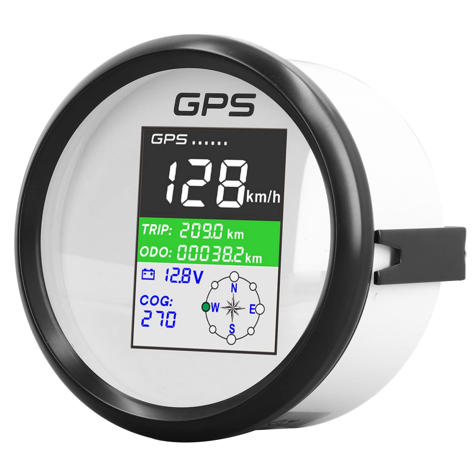 Tbest Velocímetro GPS 85mm, Acero Inoxidable, Impermeable