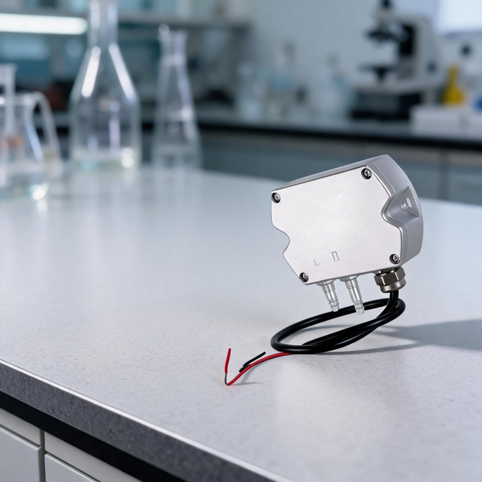 Gas Differenzdrucktransmitter 4-20mA, Messbereich 0-100 bis 500 Pa(0-500Pa) | Aluminum Housing, 0-500Pa Range, Dry Gas Monitoring, für hvac & Industrial Automation, High Accuracy Sensor
