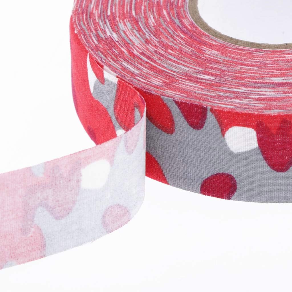 MEZUT Hockey Tape,Cloth Easy to Stretch and Tear,Athletic Sport Hockey, Baseball Tape,1" x 27 yd (2 Pack) (Camo Red) : Sports & Outdoors
