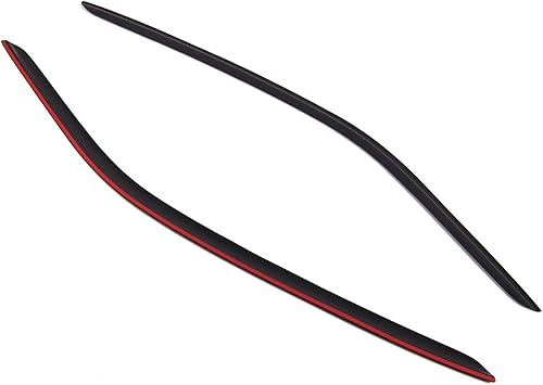 Miniatura 2 de Tuningpros Visera de ventana compatible con Chevrolet Camaro 2010-2016, DGWV2-033 Deflector de montaje exterior, protector de lluvia humo oscuro,