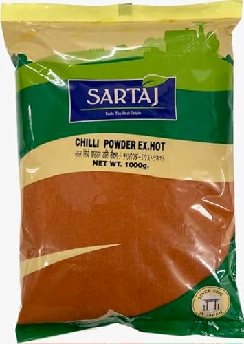 `pE_[ GNXgzbg 1kg Chilli Powder EXTRA HOT T^[W SARTAJ XpCX Ɩp