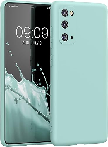 kwmobile Funda compatible con Samsung Galaxy S20 FE - Funda protectora delgada de silicona TPU - Negro