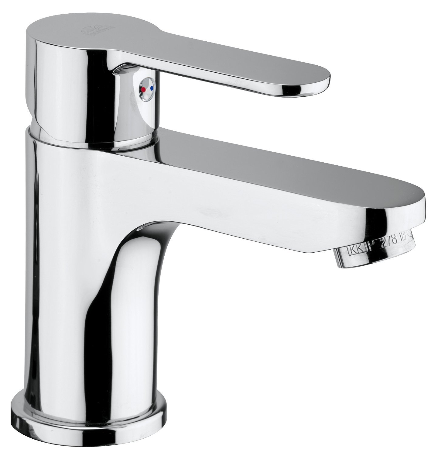 Paffoni Blu075 Rubinetto Miscelatore per Lavabo con Piletta 1" e 1/4, Ottone Cromato