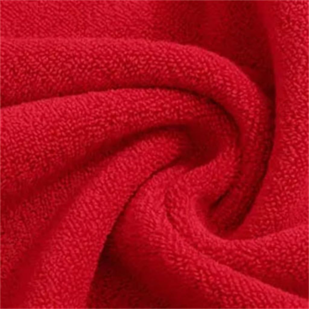 Red 35X75 Adult Men Women Gift Absorbent Household Bath Towel Faces Towel