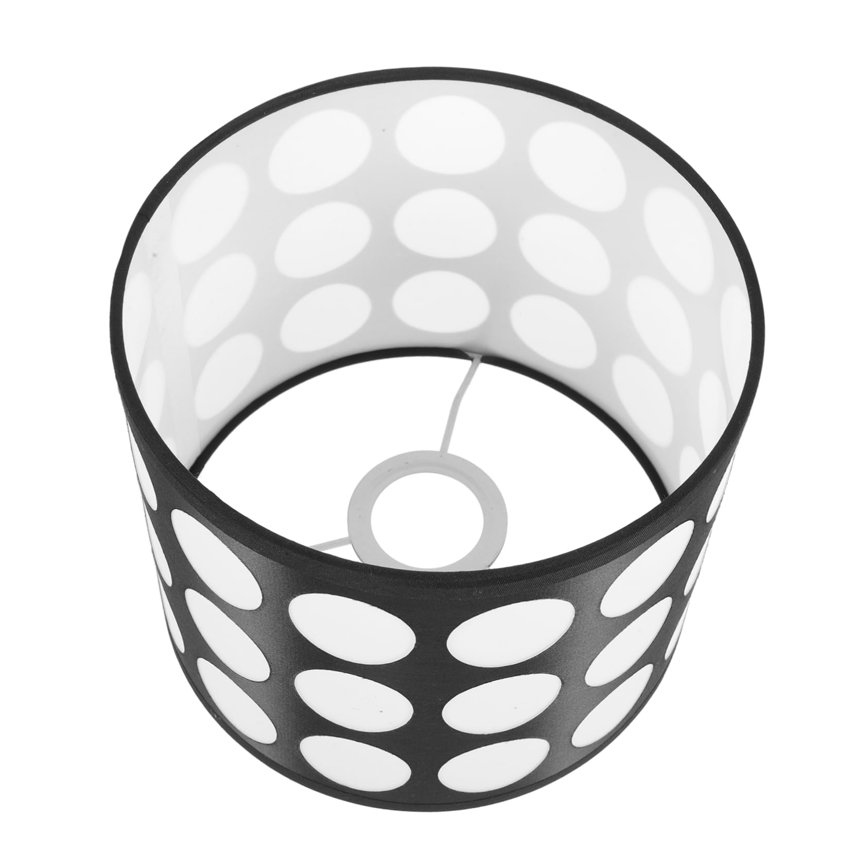 KICHOUSE European Style Bedside Lampshade Linen Fabric Rustic Drum Lampshade for Bedroom Lighting