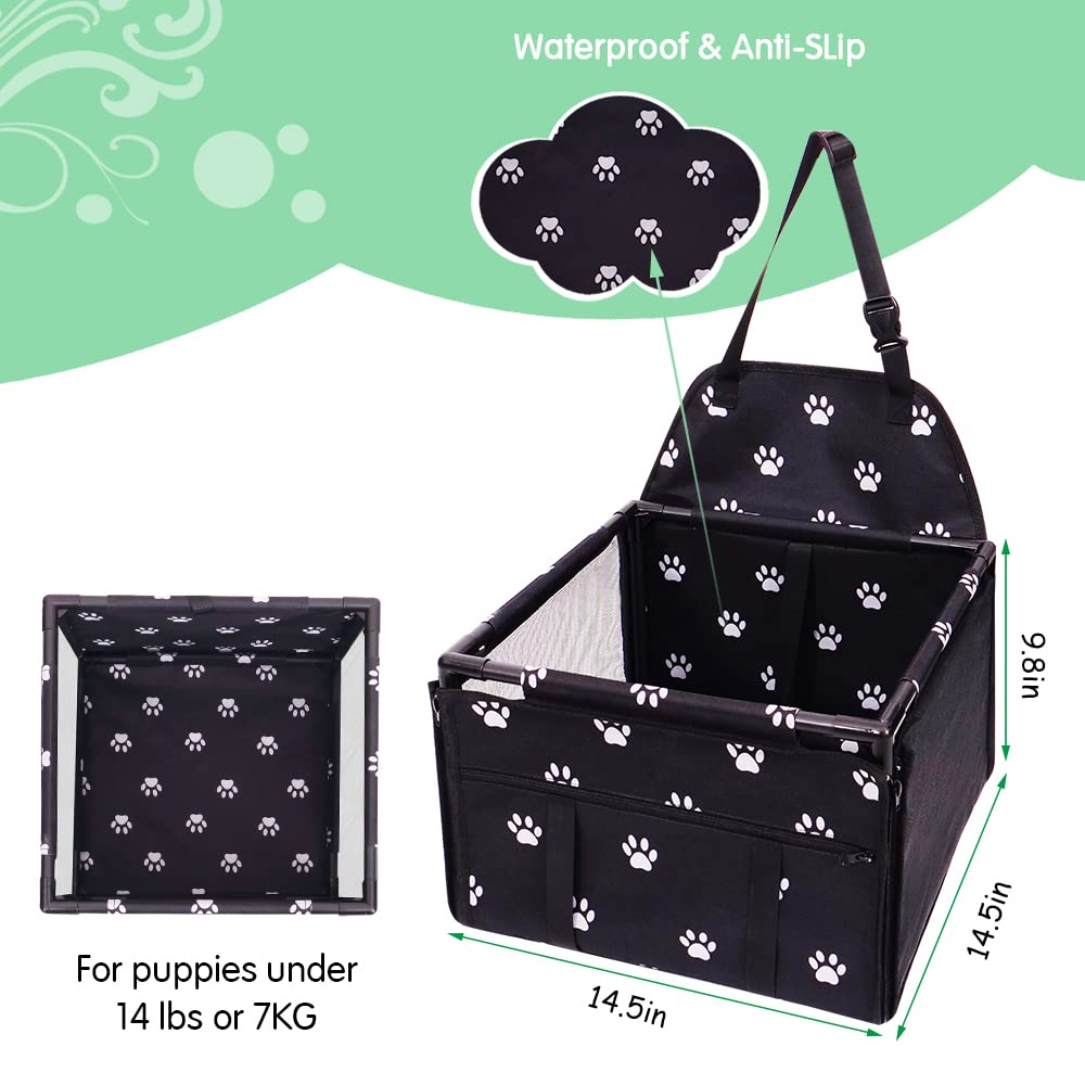 SWIHELP Dog Car Seat Puppy Portable Pet Booster Car Seat
