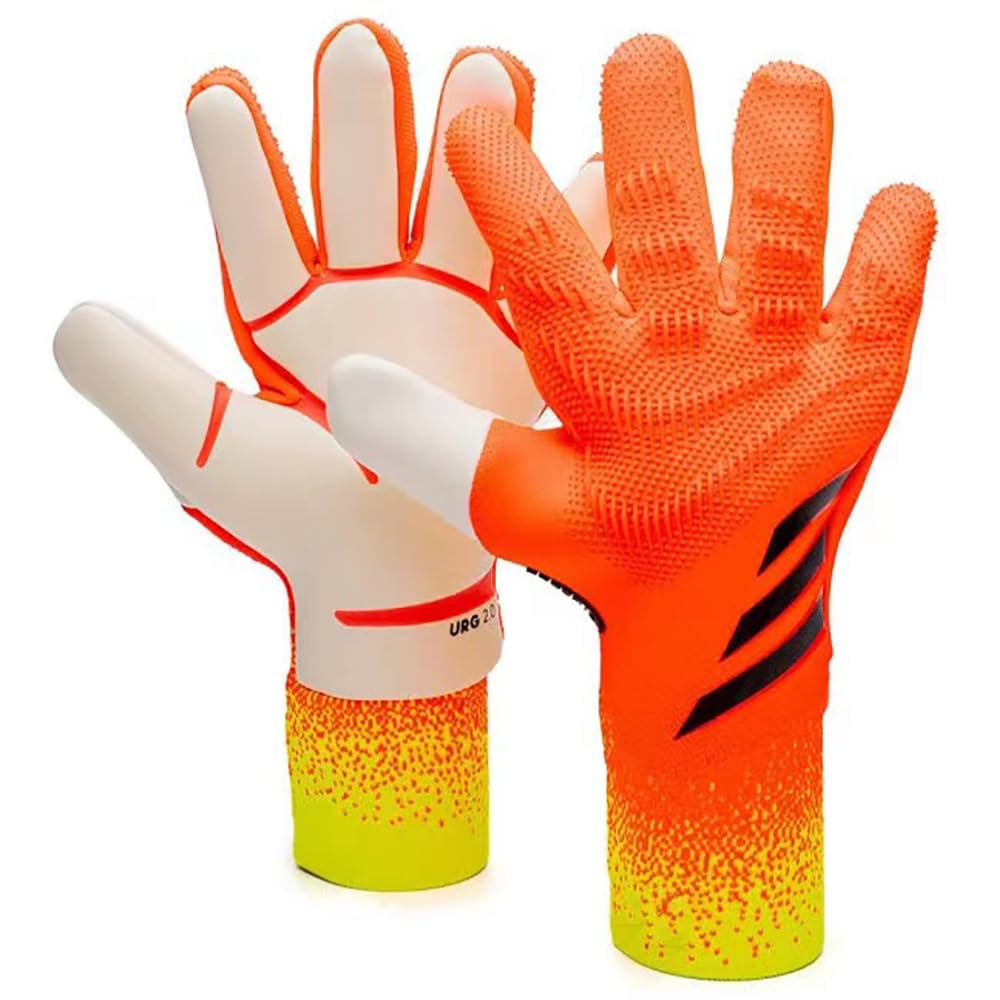 Football Goalkeeper Gloves, Ultimate Grip, Football Goalkeeper Gloves with Size 6/7/8/9/10, Strong Receiver, American Football for Men, Boys, Teenagers, Adults, Children U (Size: 6, Colour: E)