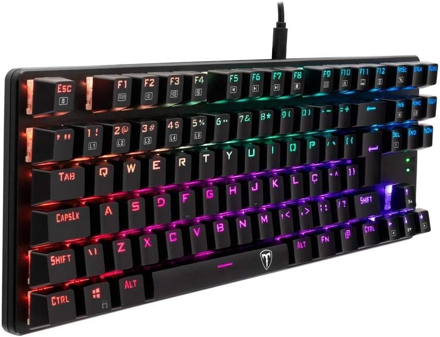 T-DAGGER Bora T-TGK315 RGB Mechanical Keyboard side view