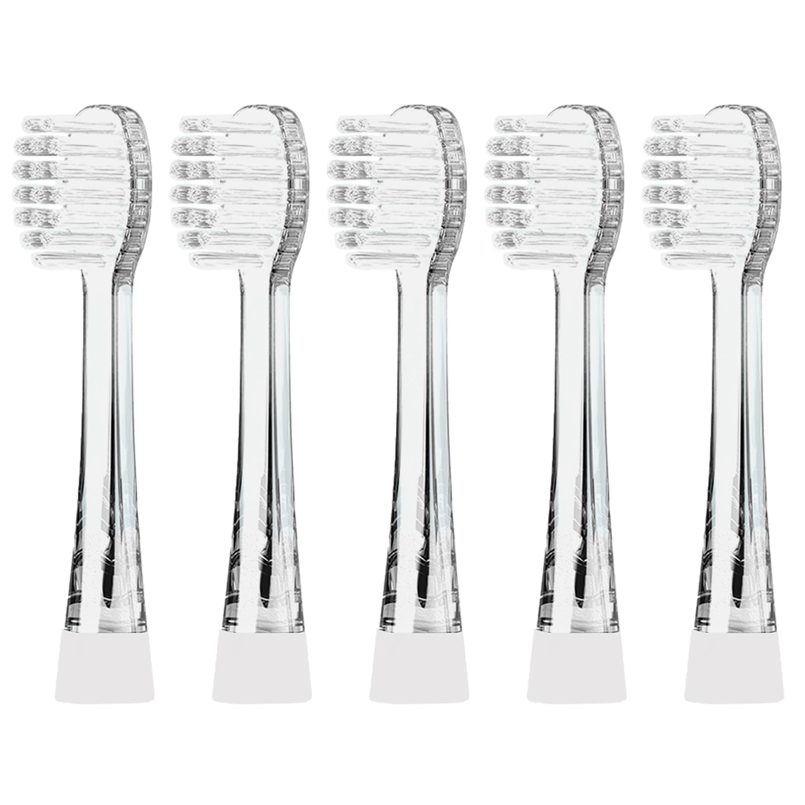 Cabezas de Repuesto para Niños Seago SG513/SG977/SG2139/SGEK6/EK7/DT-BB1/DT-K6/K3, Paquete de 5 Unidades, Compatibles con Cepillo de Dientes Eléctrico Seago, para Niños de 18 a 36 Meses