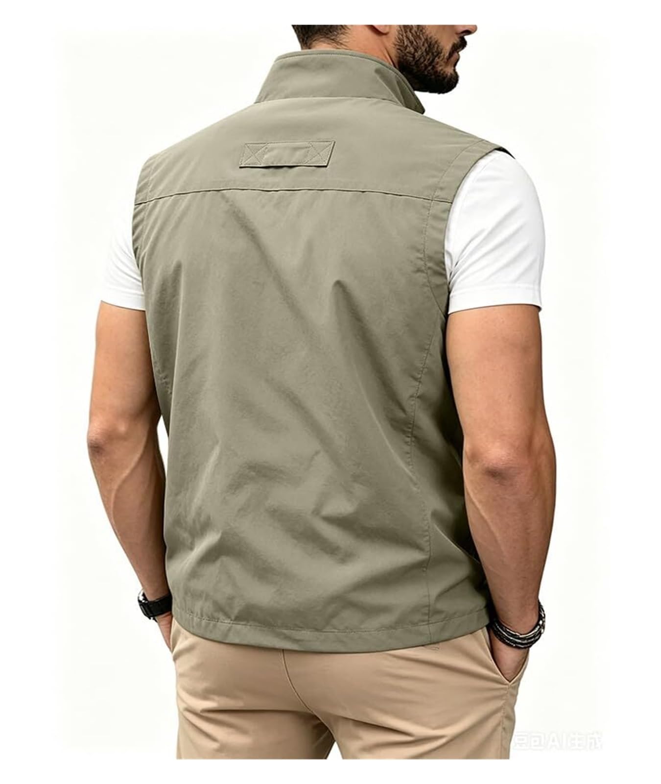 Herren Weste Outdoor Softshell Ärmellos Jogging Arbeitsweste Atmungsaktiv