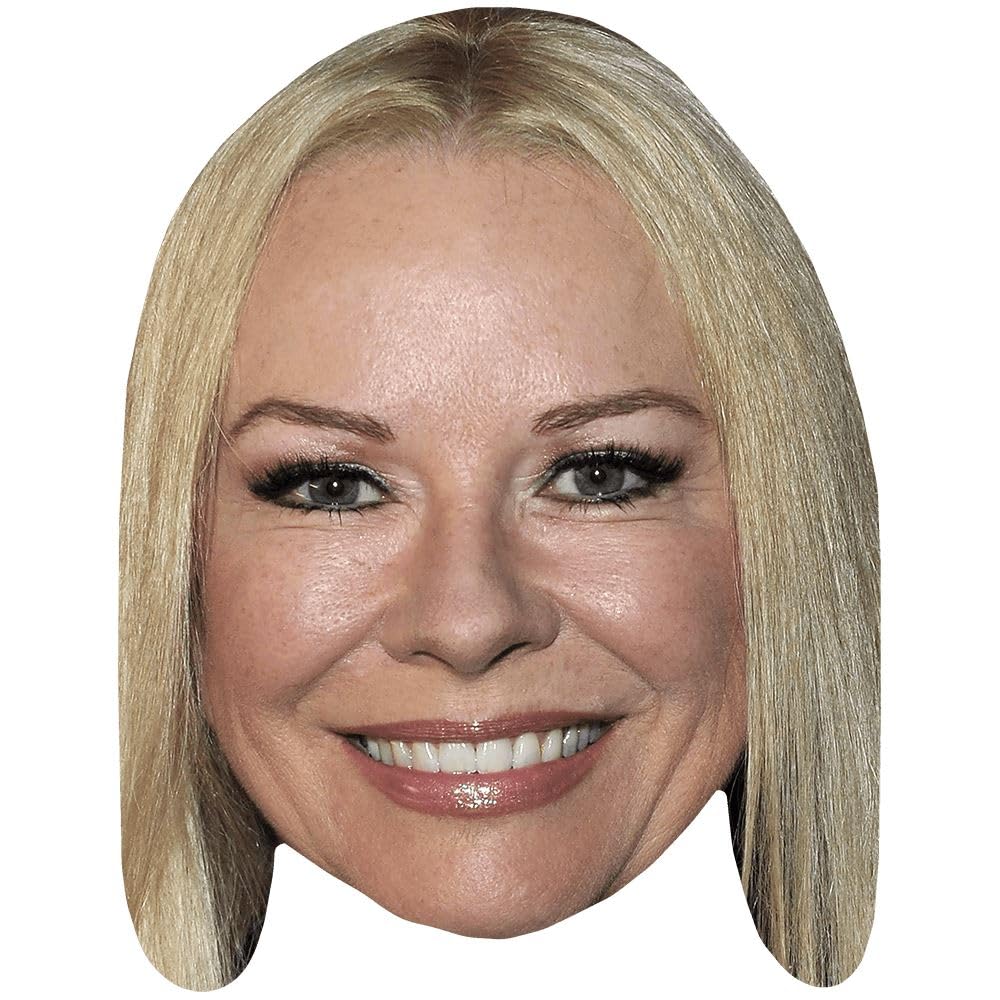 Pamela Stephenson (Long Hair) Celebrity Mask, Flat Card Face, Fancy Dress Mask