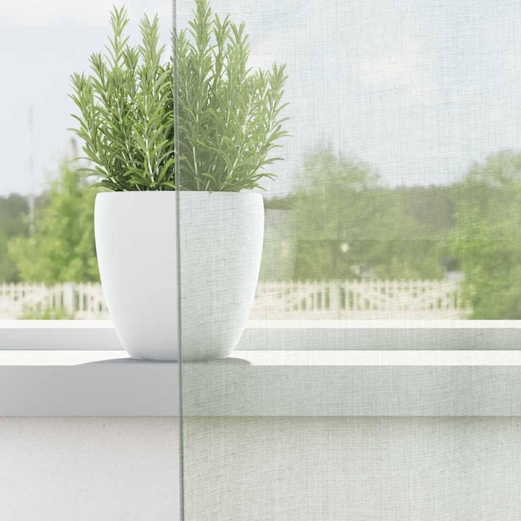 Lot de 2 rideaux en voile avec passe-tringle, gris clair, 140 x 260 cm, 100 % polyester, semi-transparent, facile d'entretien, pour salon, chambre à coucher, cuisine, décoration de fenêtre et