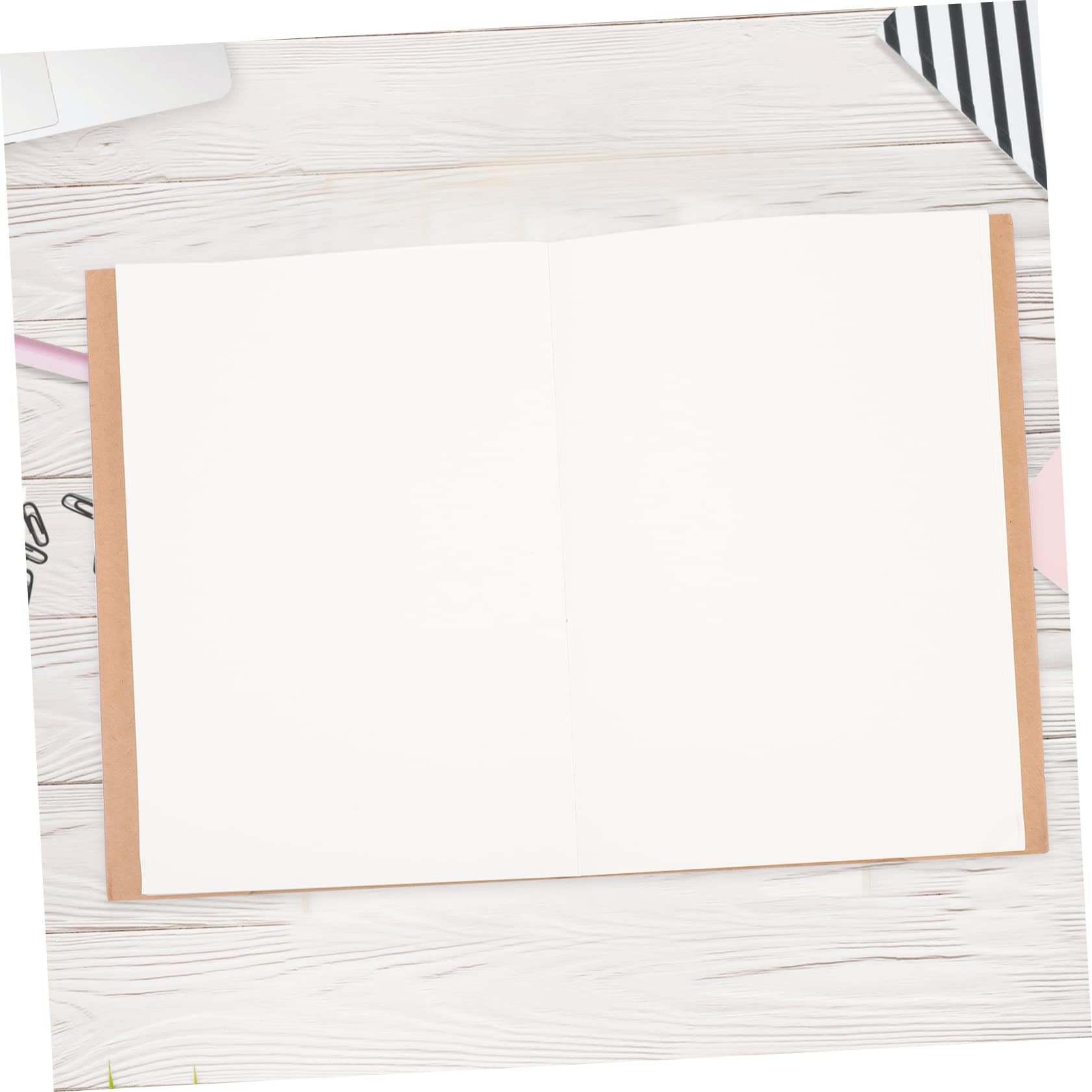 Carnet de Croquis Vierge Rétro pour Dessiner 100 Pages Papier Kraft pour Artistes et Étudiants pour Graffitis et Doodles Accessoire de Dessin