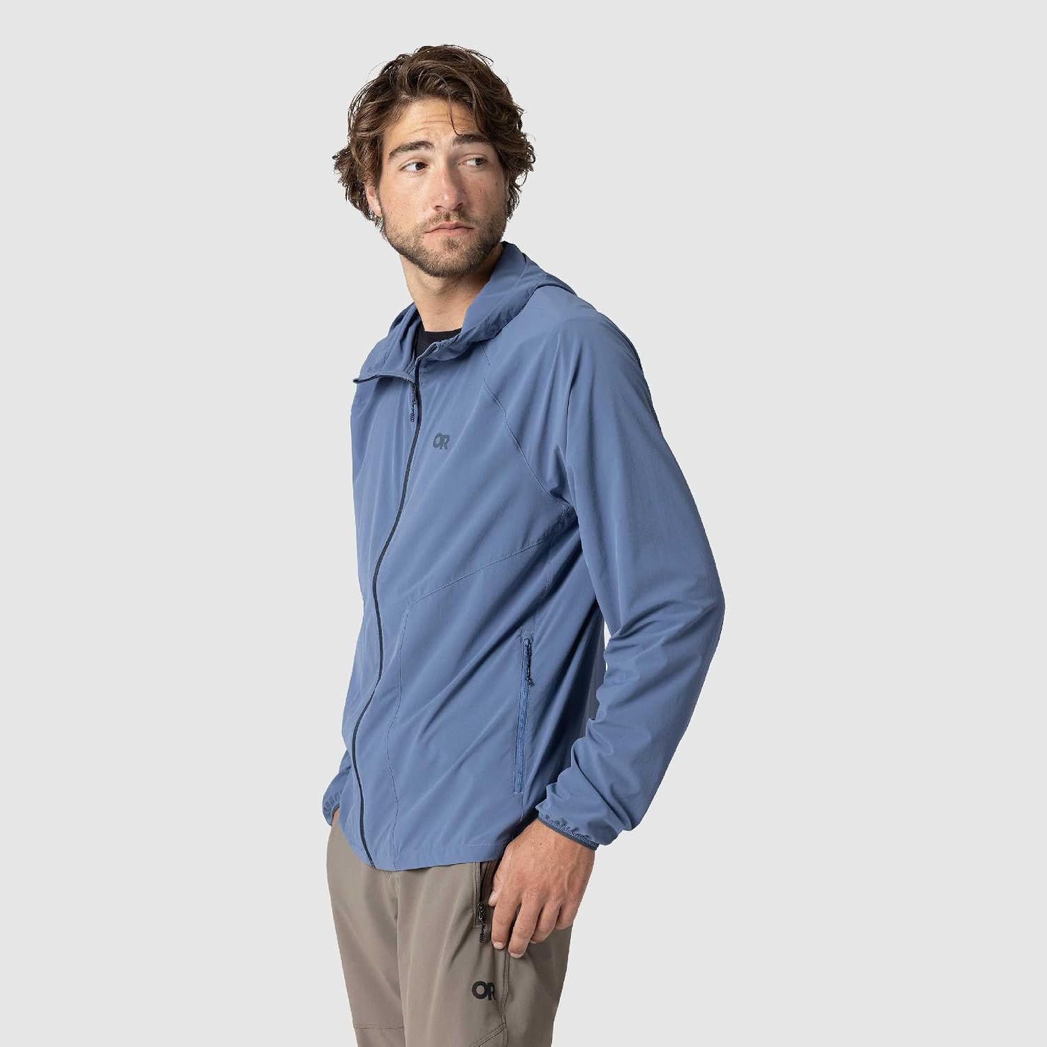 Outdoor Research Men's Astroman Full Zip Sun Hoodie | Lightweight UPF 30+ Shirt for Hiking & Hot Weather, Moisture Wicking