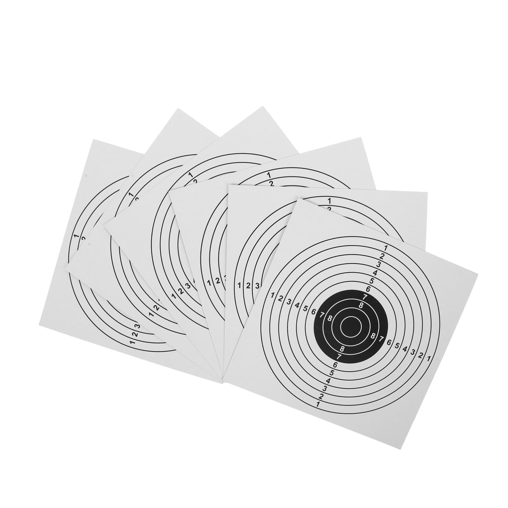 VINTORKY 100Pcs Convenient Precision Archery Targets Lightweight Target Paper for Backyard Shooting Practice Durable Design with Visibility for Hit Positions