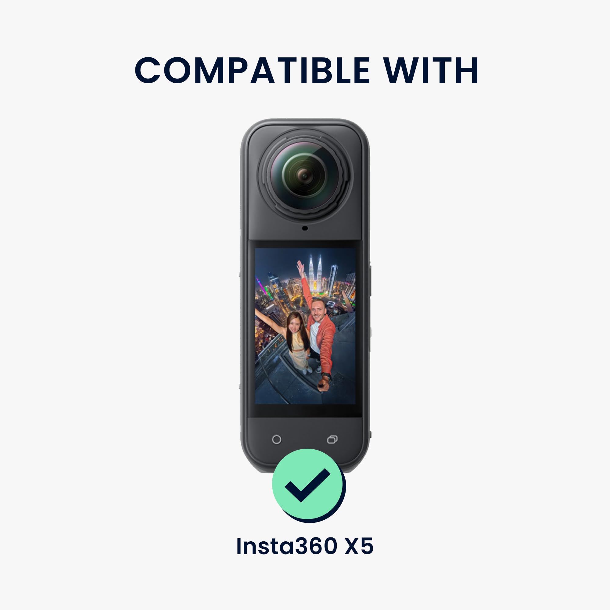 kwmobile Silikonowe etui kompatybilne z Insta360 X5 - etui ochronne na aparat - czarne