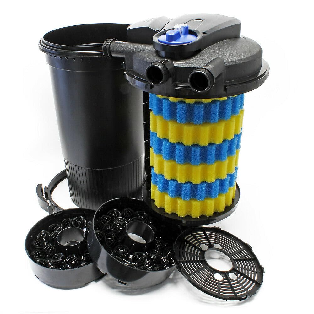 Kit filtro set 30000 litri 18 watt UVC pompa 10000 l/h tubo 10 m 16_0001900